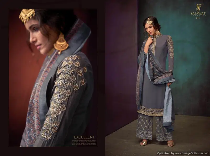 Sajawat Sarthi 3 Heavy Muslin Designer Salwar Suits